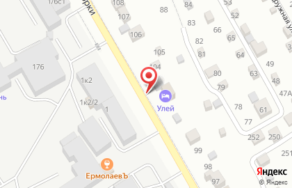 Гостевой дом Улей в Тюмени на карте