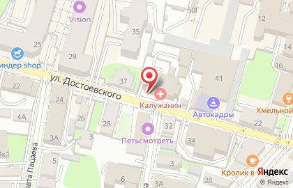Аркада на улице Достоевского на карте