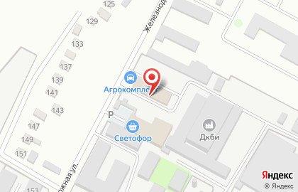 ООО Алютех-Юг на Железнодорожной улице на карте