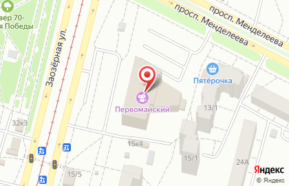 Пиццерия Кантанелло на Заозёрной улице на карте