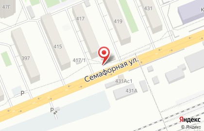 Форс на Семафорной улице на карте