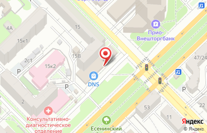 Продовольственный магазин на улице Горького на карте