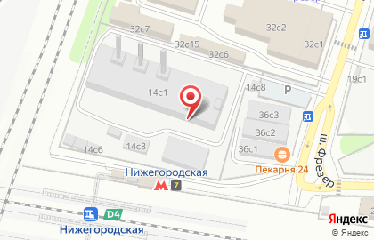 Автомойка на ул. Фрезер шоссе, 14 ст2 на карте