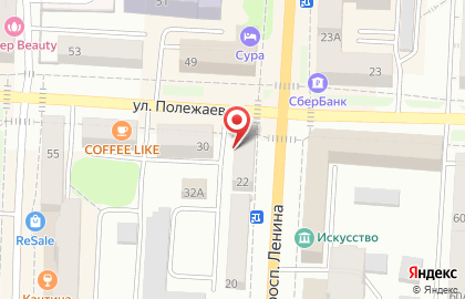Торгово-монтажная компания Окна Поволжья на проспекте Ленина на карте
