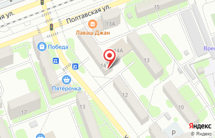 Продуктовый магазин Районный на карте