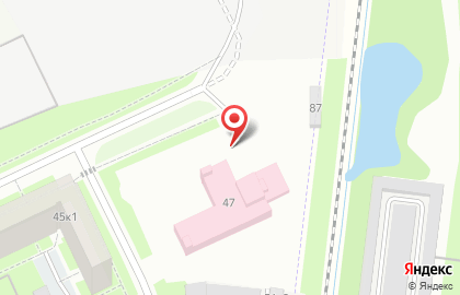 Автостоянка на ул. Крыленко, 45а на карте