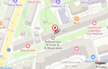 Центральная городская детская библиотека им. А.П. Гайдара в Москве на карте