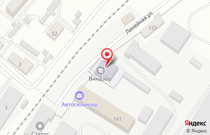 Бежин луг на Линейной улице на карте