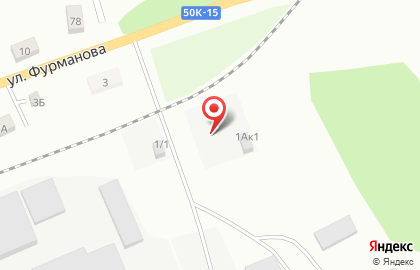 Компания по приему и переработке лома и отходов цветных и черных металлов Акрон Сибирь на улице Фурманова на карте