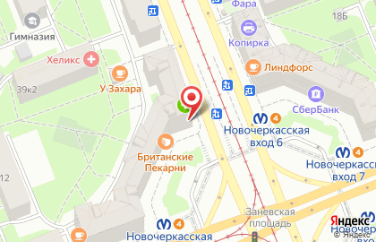 Терминал СберБанк на Новочеркасском проспекте на карте