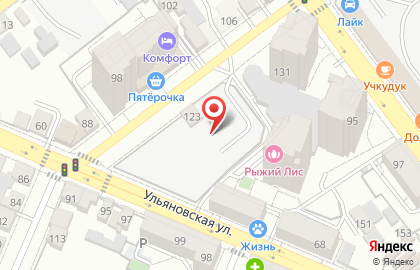 Автостоянка в Самаре на карте