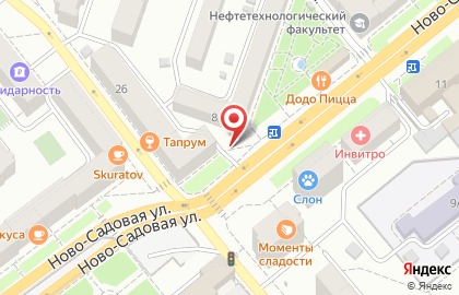 Киви на Ново-Садовой улице на карте