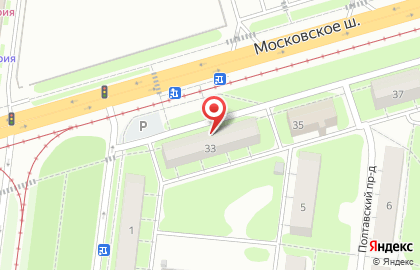 Продуктовый магазин в Засвияжском районе на карте