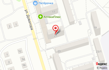 Сеть фирменных магазинов Новосибирская птицефабрика на улице Доватора на карте