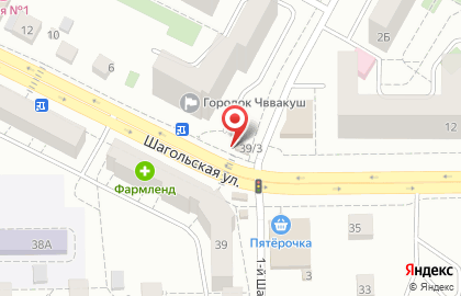 Розничная сеть по продаже овощей и фруктов в Челябинске на карте