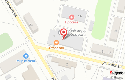 Магазин у дома Бристоль на улице Кирова на карте