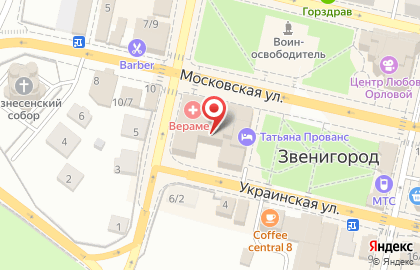 Фитнес-клуб FitnessON в Звенигороде на карте