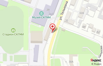 Московский экономический институт на улице Тельмана на карте