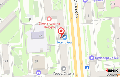 Итальянская химчистка и прачечная Риццо на улице Станиславского на карте