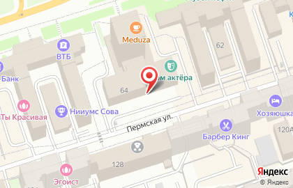 Пермский краевой многофункциональный центр предоставления государственных и муниципальных услуг в Ленинском районе на карте