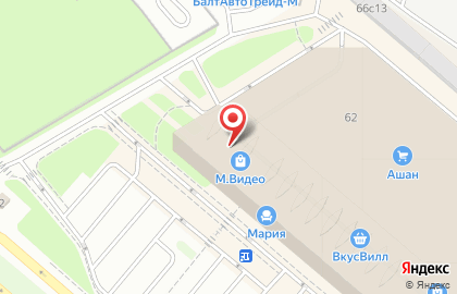 Магазин техники М.Видео на Рублёвском шоссе на карте
