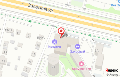 Супермаркет Пятёрочка на Залесной улице, 5 на карте