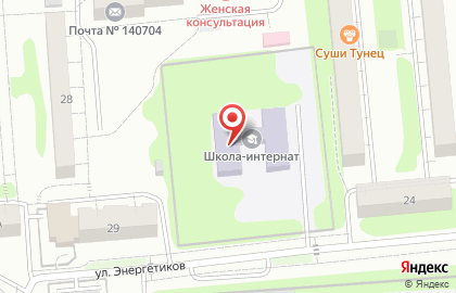 Школа-интернат для детей с ограниченными возможностями здоровья на карте