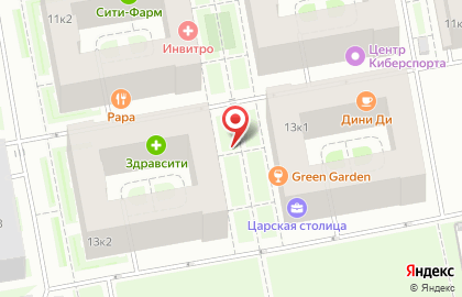 Частный русско-английский детский сад Little Foot на Кременчугской улице на карте