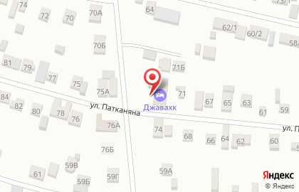 Гостиница Джавахк на карте