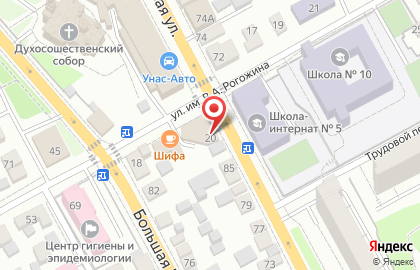 Шиномонтаж, ИП Федотов В.В. на карте