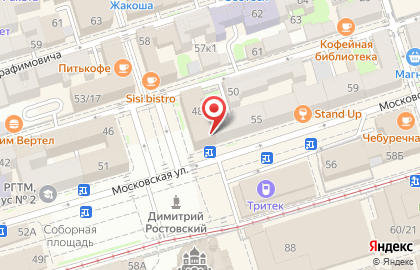 Туристическое агентство РоссТур на Московской улице на карте