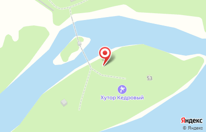 База отдыха Хутор Кедровый на карте