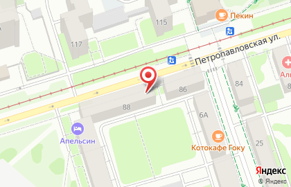 Оптовая фирма Проком на Петропавловской улице на карте