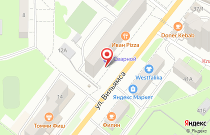 Салон красоты Блюз в Орджоникидзевском районе на карте