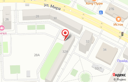 Банк Ермак на улице Мира, 32а на карте