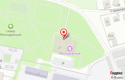Дом культуры Молодёжный в микрорайоне Центральный на карте