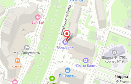 Страховая компания СберСтрахование на Жулебинском бульваре на карте