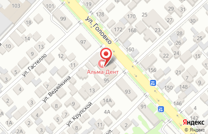 Стоматология Альма дент на карте