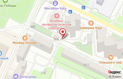Шаверма-Хаус на улице Ивана Франко на карте