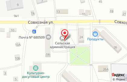 Участковый пункт полиции на Совхозной улице на карте