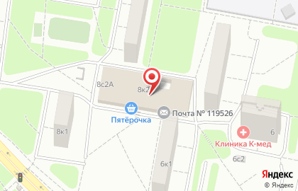 Пятерочка в Пушкино (ул 26 Бакинских комиссаров) на карте