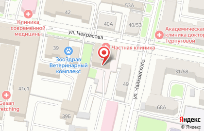 Торговая фирма Профтехнологии на улице Некрасова на карте