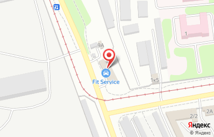 Автосервис FIT SERVICE на улице Панфилова в Омске на карте