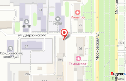 Салон-парикмахерская Роникс на Московской улице на карте