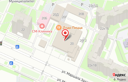 Салон оптики в Санкт-Петербурге на карте
