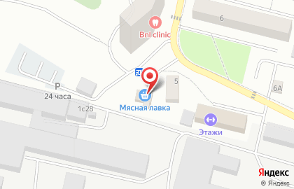 Мясная лавка в Москве на карте