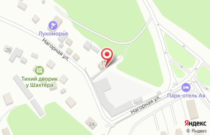 Магазин разливного пива на Нагорной улице на карте