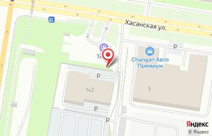 Банкомат, АКБ Абсолют Банк, ОАО, Северная часть на Хасанской улице на карте