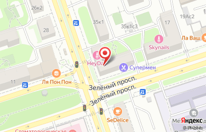Ресторан быстрого питания Крошка Картошка на 1-й Владимирской улице на карте