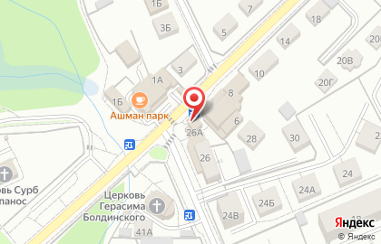 Цветочная мастерская Омела в Ленинградском районе на карте